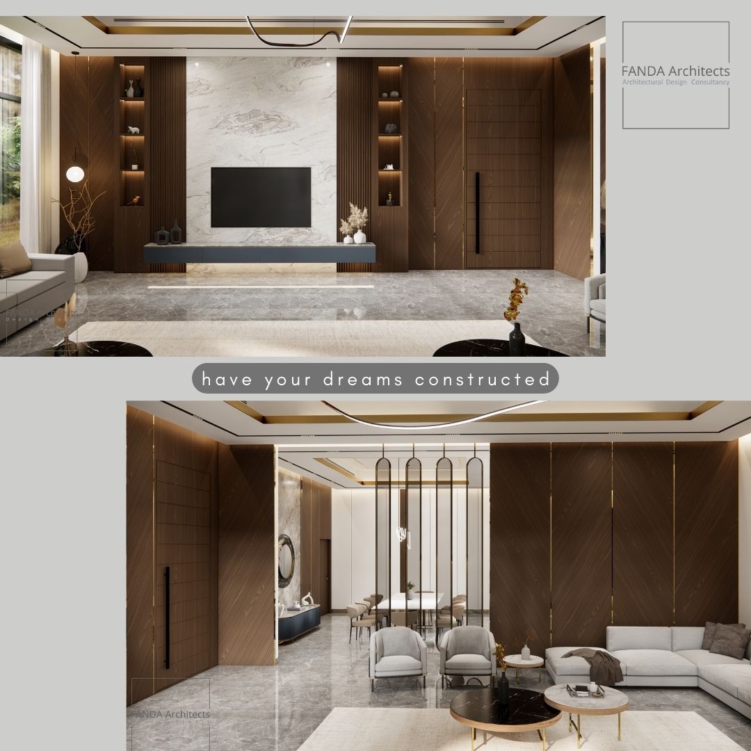 Majlis and Dining Interior Design - Fanda Architects