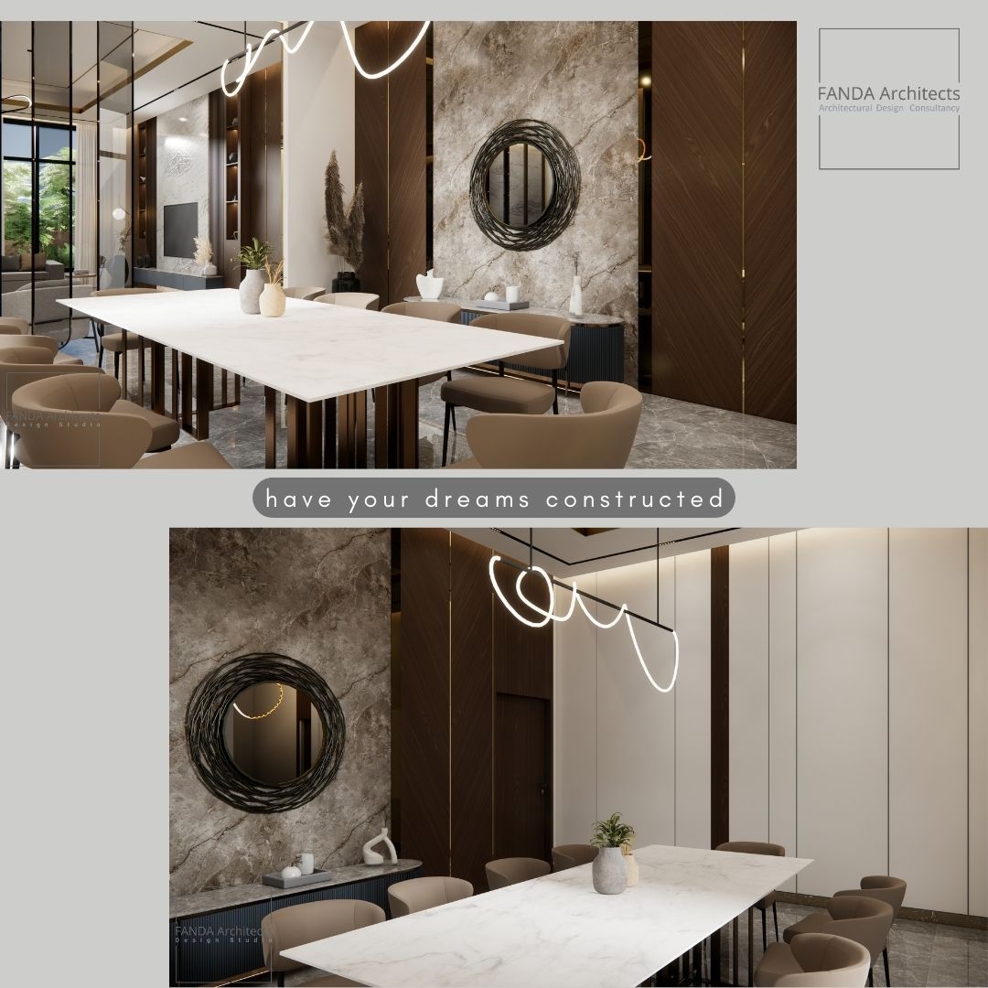 Majlis and Dining Interior Design - Fanda Architects